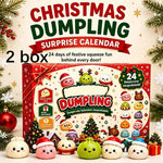 Christmas Advent Calendar Squishy Toy Set