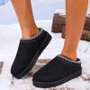 Fleece Lined Woven Winter Slippers