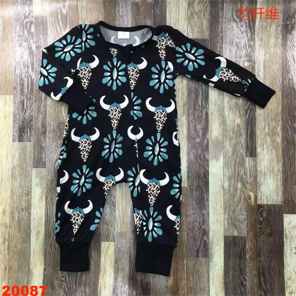 Cartoon Bamboo Fiber Baby Romper