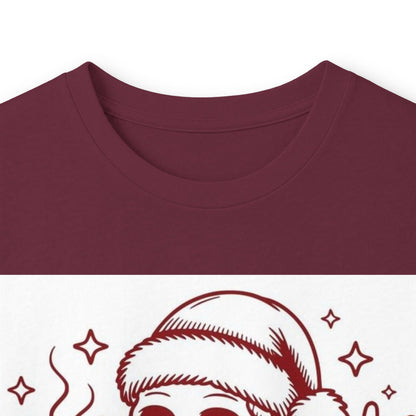 Santa's Favorite Ho Long Sleeve Tee — Funny Skull Christmas Shirt