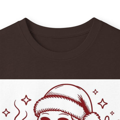 Santa's Favorite Ho Long Sleeve Tee — Funny Skull Christmas Shirt